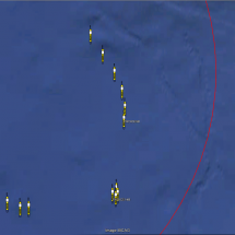 Figure 2: Route of the 4 PROICE floats since their deployment on July 9th