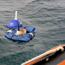 iSPV buoys deployed in the water